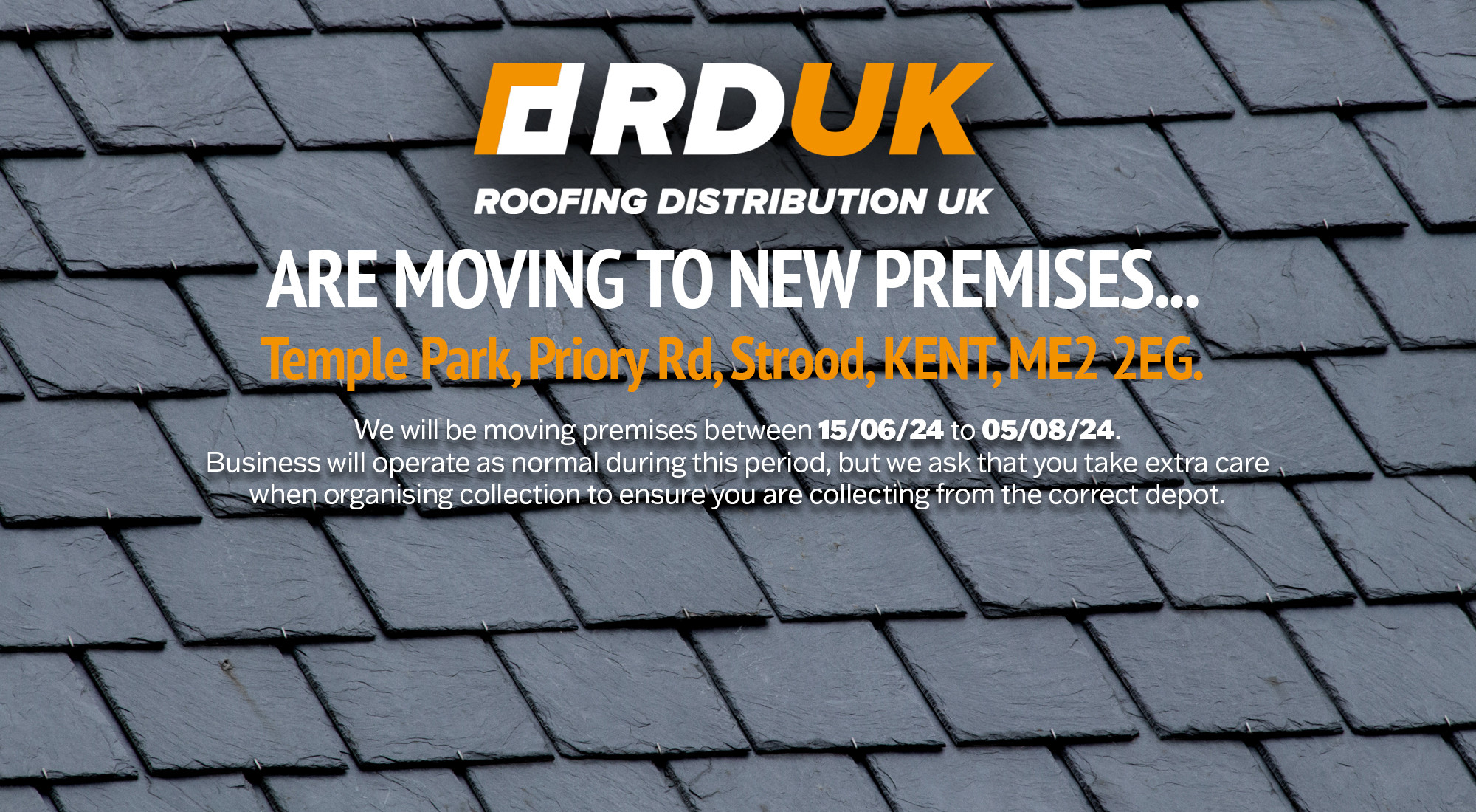 RDUK are moving to new premises - Click for details