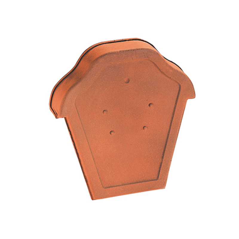Ornamental Interlocking Ridge End, Socketed