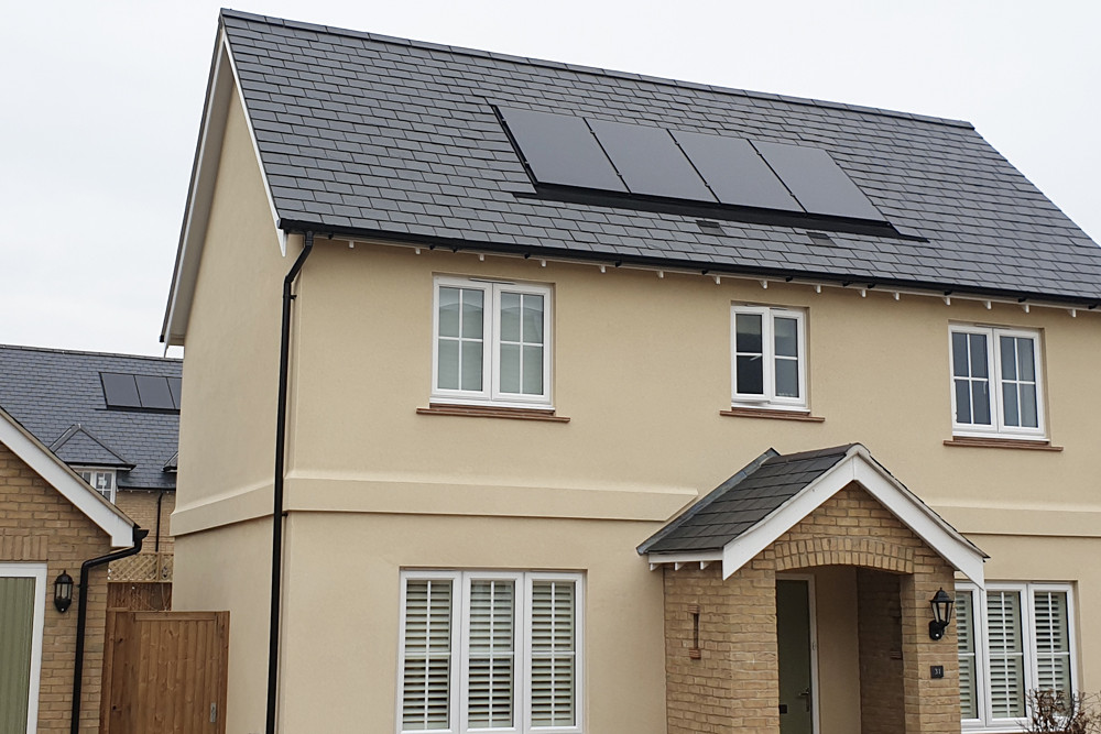 Natural Slate with Solar System