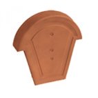 Half Round Ridge End Cap