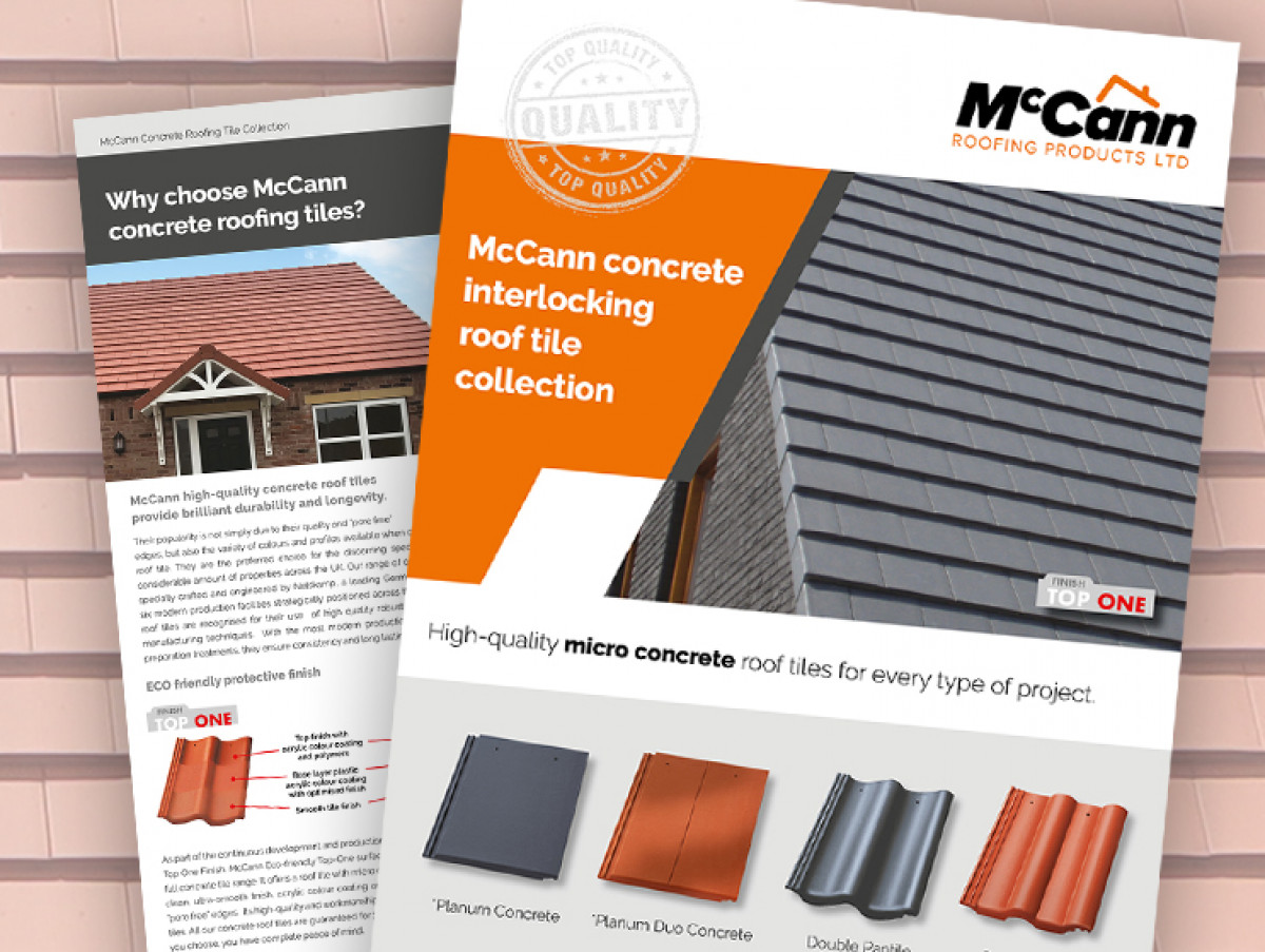 McCann now supply high-quality micro concrete roof tiles